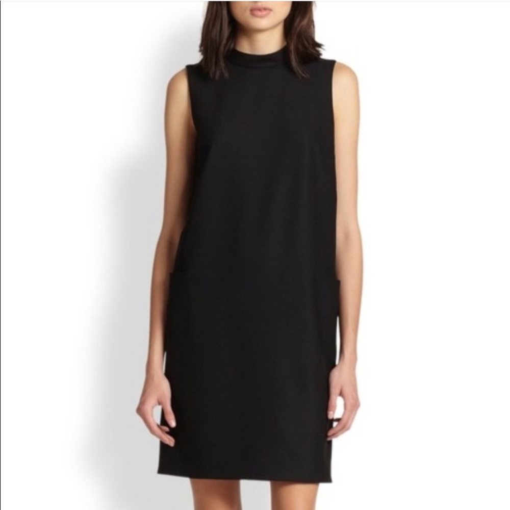 Theory Mock Neck Daveed Shift Dress